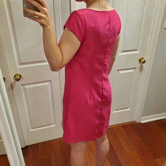 Cute and Classic Pink Sheath Dress - Easily Dress up or Down - Picture 3 of 6
